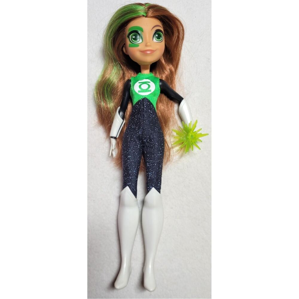 Mattel DC Super Hero Girls Green Lantern Jessica Cruz Action Doll With Ring Rare